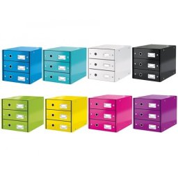 Suport cu 3 sertare Click&Store Leitz