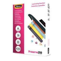Folie laminat A4, 250 microni Fellowes