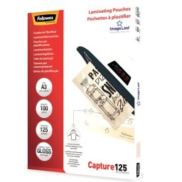 Folie laminat A3, 125 microni Fellowes