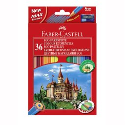 Creioane colorate 36 culori Eco Faber-Castell