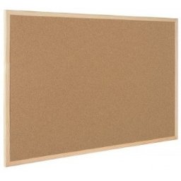Panou pluta cu rama din lemn 90x120cm