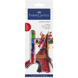 Culori Acrilice 12 Culori 12ml Faber-Castell