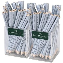 Creion Grafit fara guma Jumbo 2*36 cutie plastic Faber-Castell