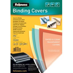 Coperti indosariere plastic transparent, A4 150 microni Fellowes