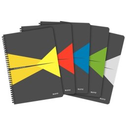 Caiet de birou A4 cu spira 90 file Leitz Office