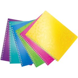 Caiet de birou cu spira dubla A5 WOW Leitz