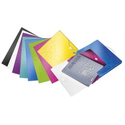 Mapa plastic cu elastic A4, 30mm Jumbo WOW Leitz