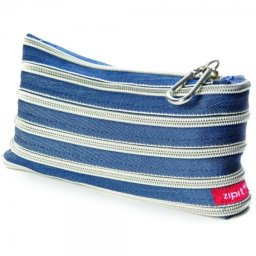 Penar etui cu fermoar argintiu Zip..it Jeans