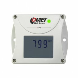 Senzor Web concentratie CO2 cu montaj pe perete, ETHERNET, IP65, Comet T5540