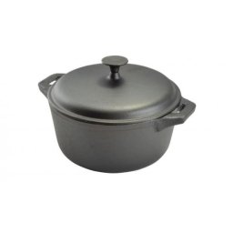 Oala de fonta cu capac, 4.2 L, Perfect Home