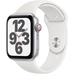 Ceas Smartwatch Apple Watch SE, GPS + Cellular, 40mm Silver Aluminium Case, Starlight Sport Band