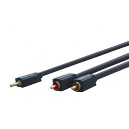 Cablu jack stereo 3.5mm la 2 x RCA T-T 10m, Clicktronic CLICK70471