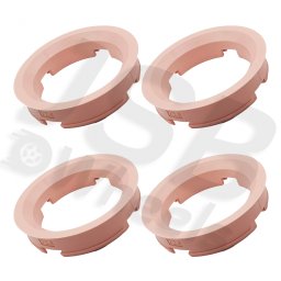 Set 4 inele de centrare jante 72.6-57.1 mm