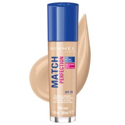 Fond de Ten Rimmel London Match Perfection SPF 20 100 Ivory, 30ml