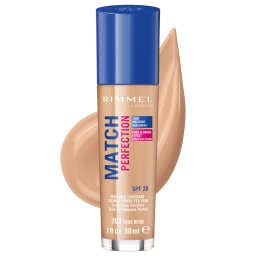 Fond de Ten Rimmel London Match Perfection SPF 20 203 True Beige, 30ml