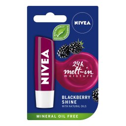 Balsam de Buze Nivea Lip Care Blackberry Shine, 4.8g