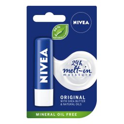 Balsam de Buze Nivea Lip Care Original Care, 4.8g