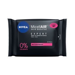 Servetele demachiante micelare Nivea Micellair Skin Breathe Expert, 20buc