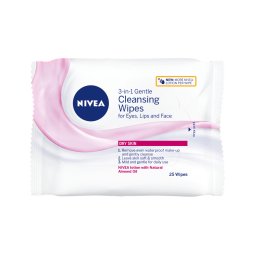 Servetele demachiante Nivea Delicate pentru ten uscat, 25buc
