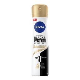 Deodorant Spray Antiperspirant Nivea Black White Invisible Silky Smooth, 150ml