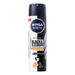 Deodorant Spray Antiperspirant Nivea Black White Invisible Ultimate Impact 48h, 150ml