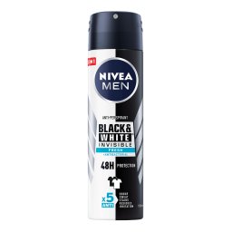 Deodorant Spray Antiperspirant Nivea Black White Invisible Fresh 48h, 150ml