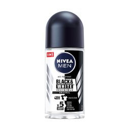 Deodorant Roll-on Antiperspirant Nivea Black White Invisible Power, 50ml