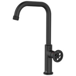 Laveo BAU 765D Baterie chiuveta bucatarie cu pipa inalta , negru mat