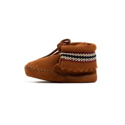 Braid on Cuff - Infants' - Brown Suede