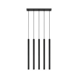 Lustră pe cablu PASTELO 5 5xG9/12W/230V negru