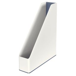 Suport vertical Leitz WOW, pentru documente, PS, A4, culori duale, alb-gri