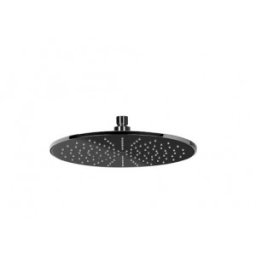 Para de dus inox, subtire, negru, Roca model RainSense de rotunda 30 cm