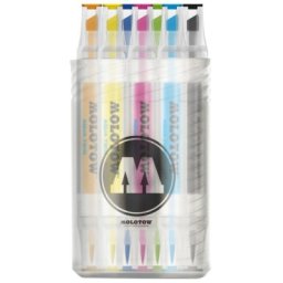 Marker, varf dublu, Aqua Twin Complete Set Color, 12 buc/set Molotow