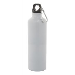 Sticla sport, 750 ml, ø70×250 mm, Everestus, 20FEB8403, Aluminiu, Alb