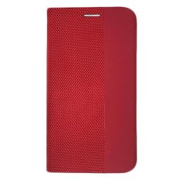 Husa Telefon Flip Magnet Book iPhone 11 Pro 5.8 Red Textil