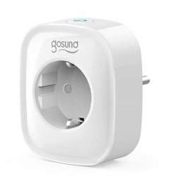 Priza inteligenta Gosund SP1 cu monitorizare consum, compatibila Alexa si Google Assistant, Android/iOS, Wireless, protectie copii, 3680W