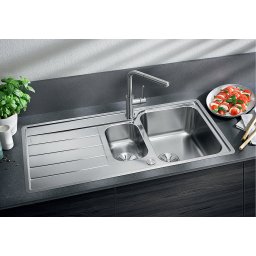 Chiuveta BLANCO CLASSIMO 6 S-IF reversibila cu excentric, inox periat