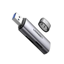 Cititor de carduri de memorie USB 3.2 Gen 1 2-în-1 Ugreenpentru micro SD / SD gri