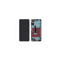 Display cu touchscreen si rama Huawei P30, Oled, Aurora Blue