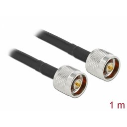 Cablu antena N type T-T LMR/CFD300 1m low loss, Delock 90453