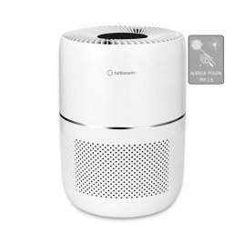 Purificator de aer Turbionaire D20AD, Eficienta 99.97% pana la 0.3 microni si PM 2.5, Filtru multiplu T-Performance cu True HEPA 13 si Carbon Activ, Timer, Avertizare inlocuire filtru, Control touch screen, Mod de noapte, Silentios