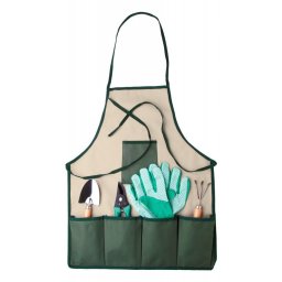 Set unelte de gradinarit, 5 piese, 560×450 mm, Everestus, 20FEB8795, Nylon, Otel inoxidabil, Verde, Natur