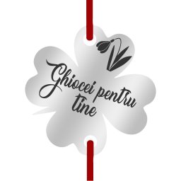 Martisor Bratara Inox Trifoi Argintiu Ghiocei pentru tine
