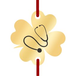 Martisor Bratara Inox Trifoi Auriu Stetoscop Doctor