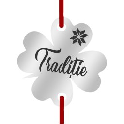 Martisor Bratara Inox Trifoi Argintiu Traditie