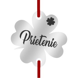 Martisor Bratara Inox Trifoi Argintiu Trifoias Prietenie