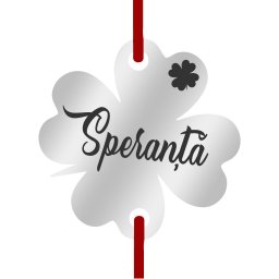 Martisor Bratara Inox Trifoi Argintiu Trifoias Speranta