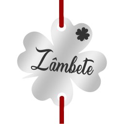 Martisor Bratara Inox Trifoi Argintiu Trifoias Zambete