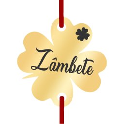 Martisor Bratara Inox Trifoi Auriu Trifoias Zambete