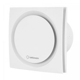 Ventilator de baie Turbionaire RING 100 TW, Alb, Timer, Clapeta antiretur, Diametru racord 100mm, Silentios, Protectie IPX4, Dubla aspiratie frontala si perimetrala